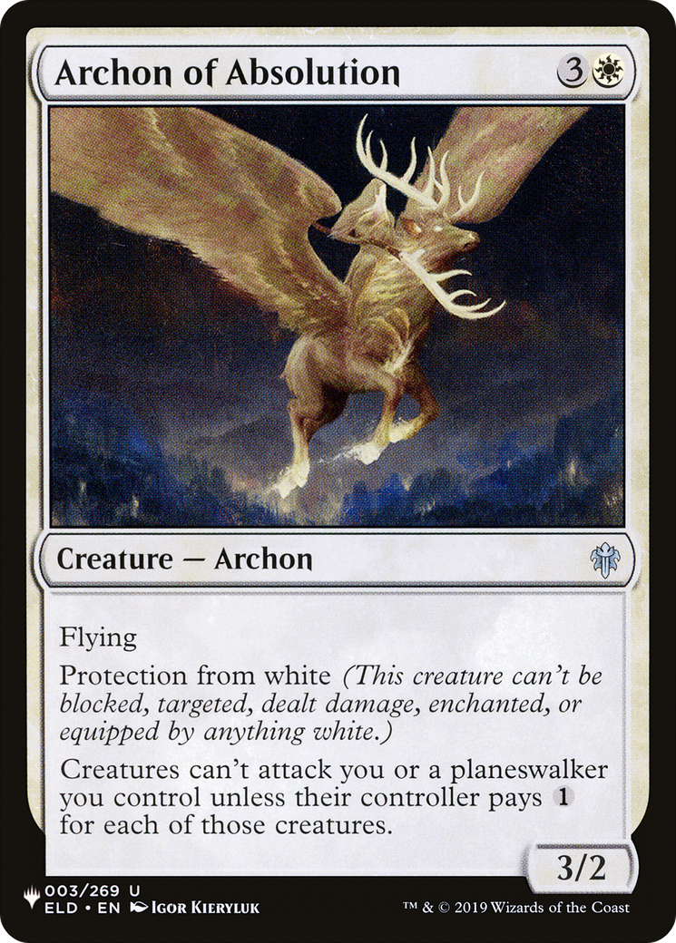 Archon of Absolution [The List] - Magic: The Gathering - Card Brawlers | Quebec | Canada |