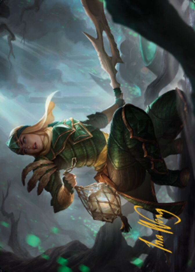 Argothian Opportunist Art Card (Gold-Stamped Signature) [The Brothers' War Art Series] - Magic: The Gathering - Card Brawlers | Quebec | Canada |