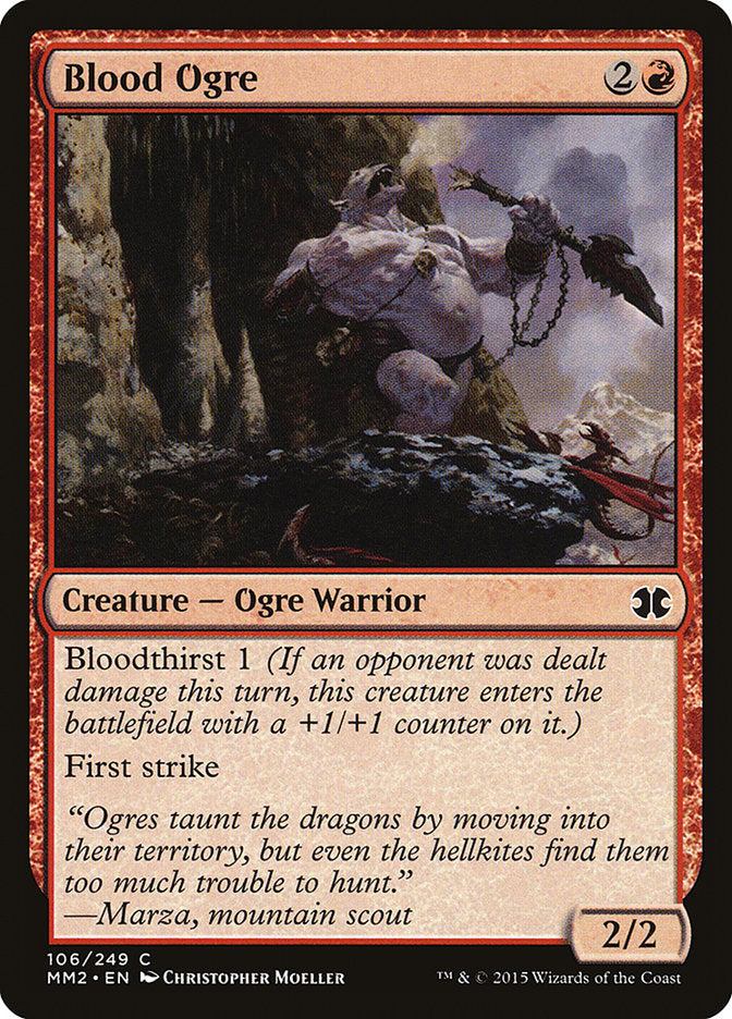 Blood Ogre [Modern Masters 2015] - Magic: The Gathering - Card Brawlers | Quebec | Canada |