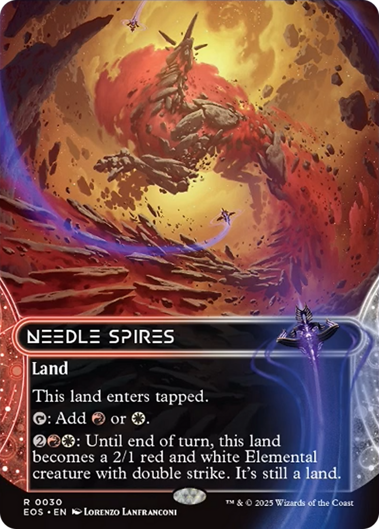 Needle Spires (0030) (Borderless) [Edge of Eternities: Stellar Sights] - Magic: The Gathering - Card Brawlers | Quebec | Canada |
