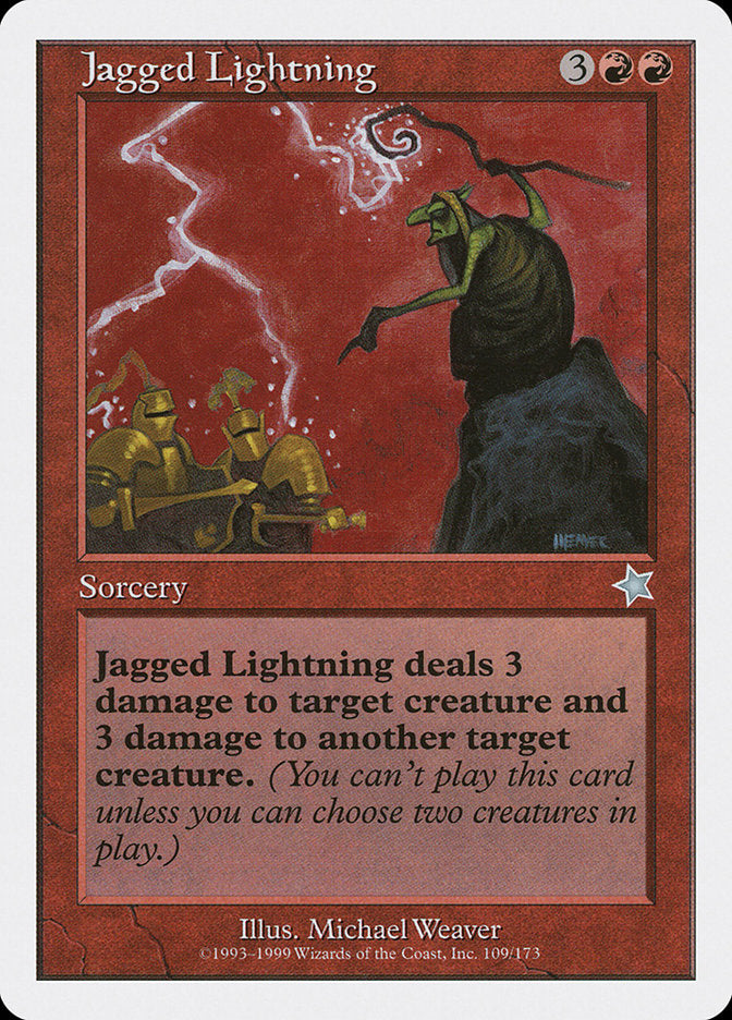 Jagged Lightning [Starter 1999] - Magic: The Gathering - Card Brawlers | Quebec | Canada |