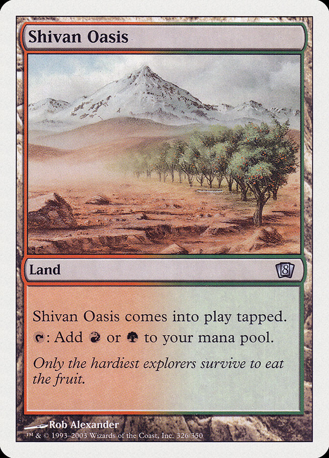 Shivan Oasis [Eighth Edition] - Magic: The Gathering - Card Brawlers | Quebec | Canada |