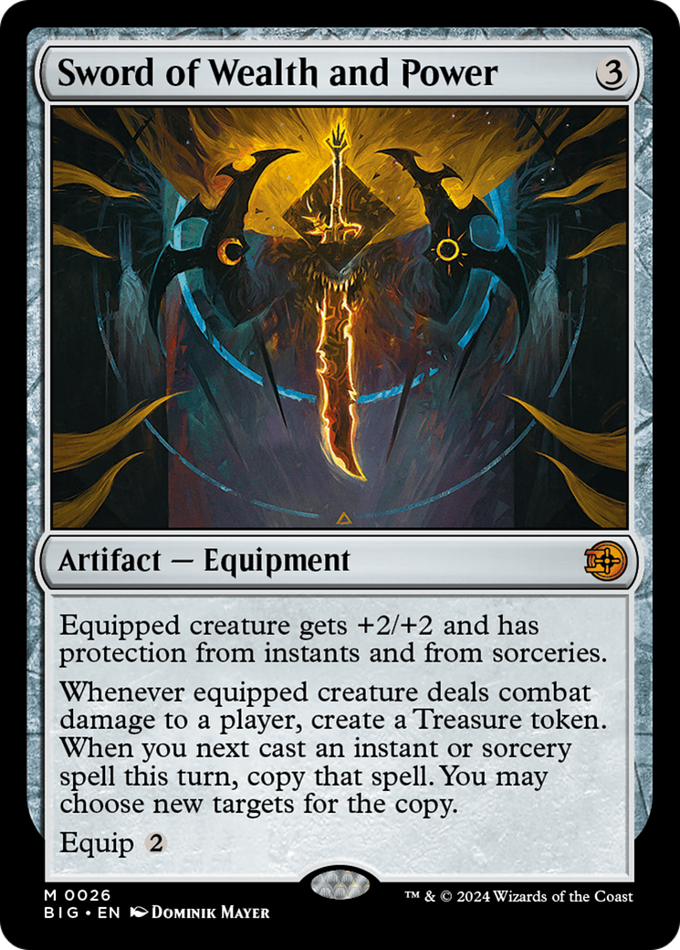 Sword of Wealth and Power [Outlaws of Thunder Junction: The Big Score] - Magic: The Gathering - Card Brawlers | Quebec | Canada |