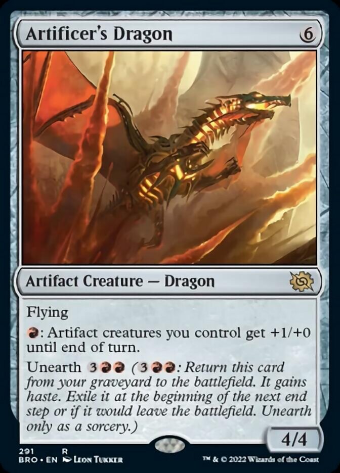 Artificer's Dragon [The Brothers' War] - Magic: The Gathering - Card Brawlers | Quebec | Canada |