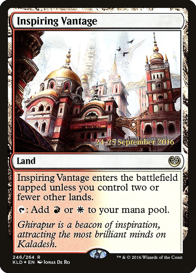Inspiring Vantage [Kaladesh Prerelease Promos] - Magic: The Gathering - Card Brawlers | Quebec | Canada |