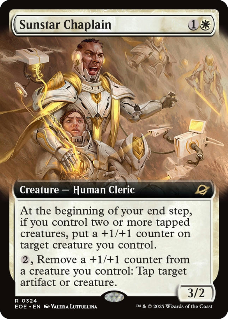 Sunstar Chaplain (Extended Art) [Edge of Eternities] - Magic: The Gathering - Card Brawlers | Quebec | Canada |