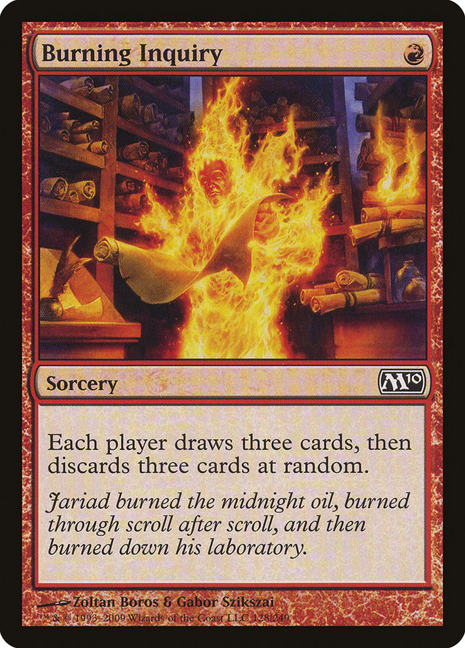 Burning Inquiry [Magic 2010] - Magic: The Gathering - Card Brawlers | Quebec | Canada |