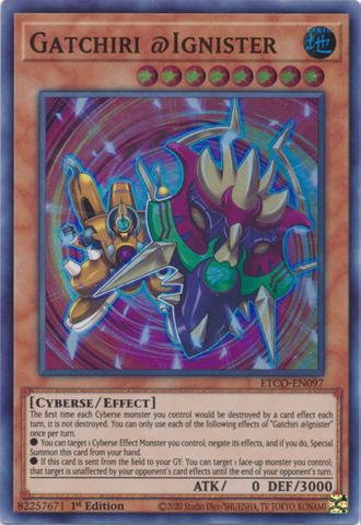Gatchiri @Ignister [ETCO-EN097] Super Rare - Yu-Gi-Oh! - Card Brawlers | Quebec | Canada |