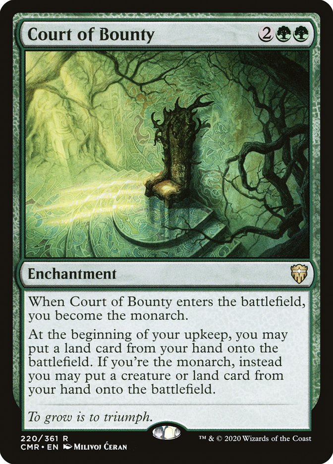 Court of Bounty [Commander Legends] - Magic: The Gathering - Card Brawlers | Quebec | Canada |