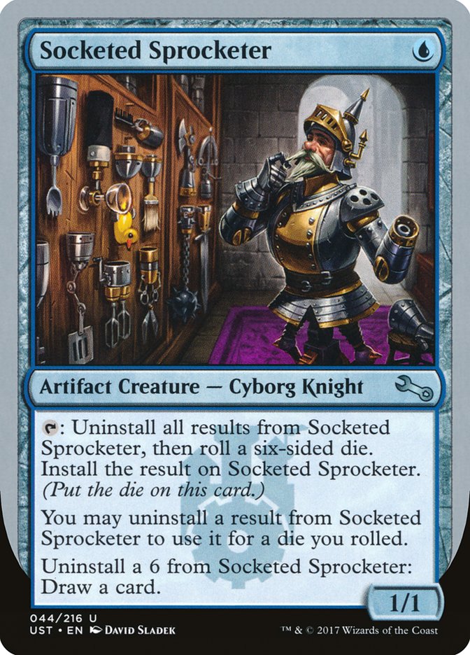 Socketed Sprocketer [Unstable] - Magic: The Gathering - Card Brawlers | Quebec | Canada |