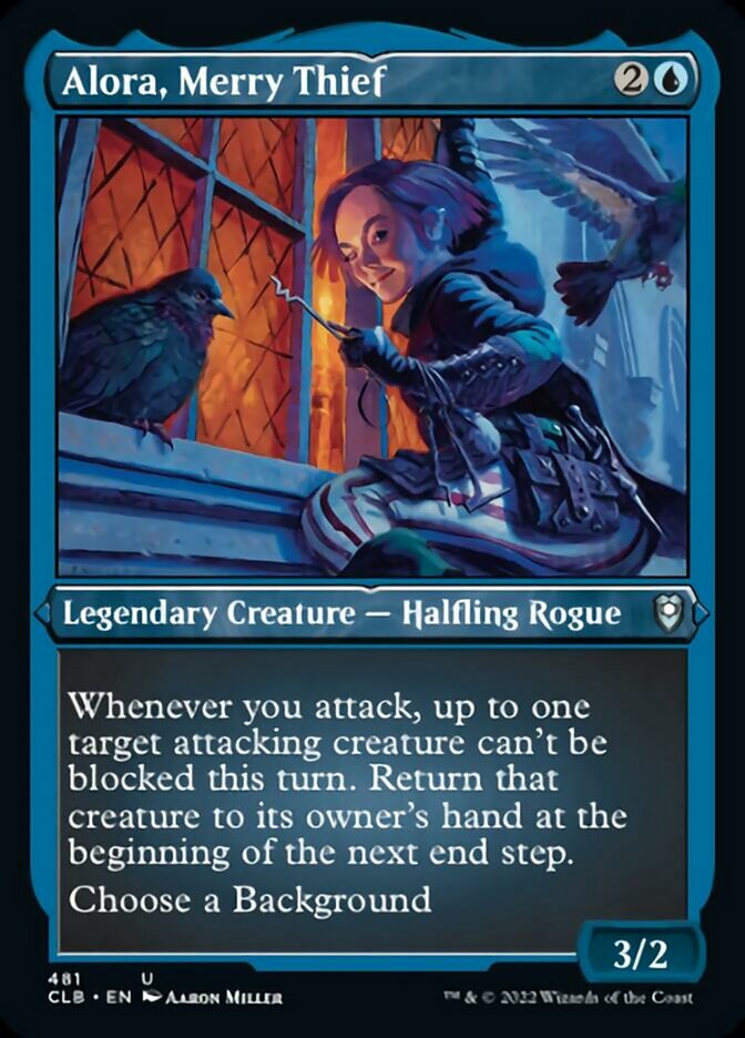 Alora, Merry Thief (Foil Etched) [Commander Legends: Battle for Baldur's Gate] - Magic: The Gathering - Card Brawlers | Quebec | Canada |