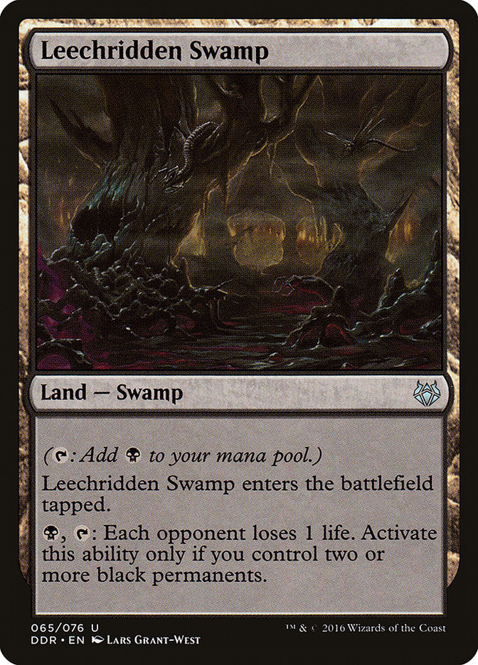 Leechridden Swamp [Duel Decks: Nissa vs. Ob Nixilis] - Magic: The Gathering - Card Brawlers | Quebec | Canada |