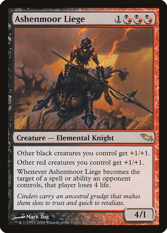 Ashenmoor Liege [Shadowmoor] - Magic: The Gathering - Card Brawlers | Quebec | Canada |