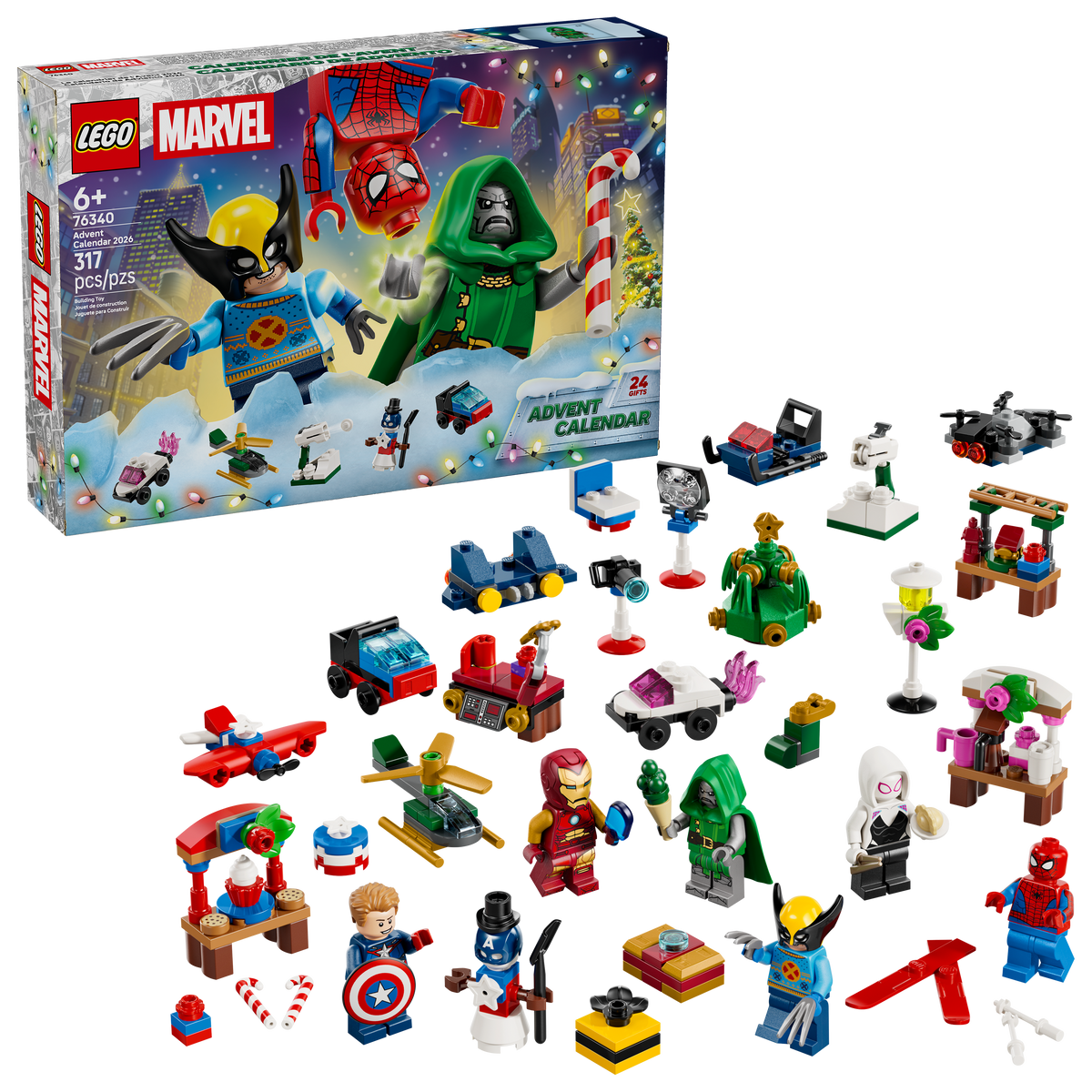 LEGO - Marvel Advent Calendar 2026 - Building Kit - 76340