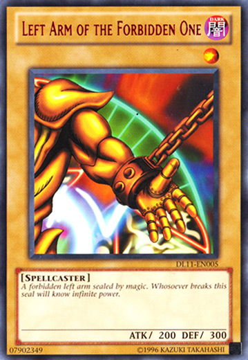 Left Arm of the Forbidden One (Red) [DL11-EN005] Rare - Yu-Gi-Oh! - Card Brawlers | Quebec | Canada |