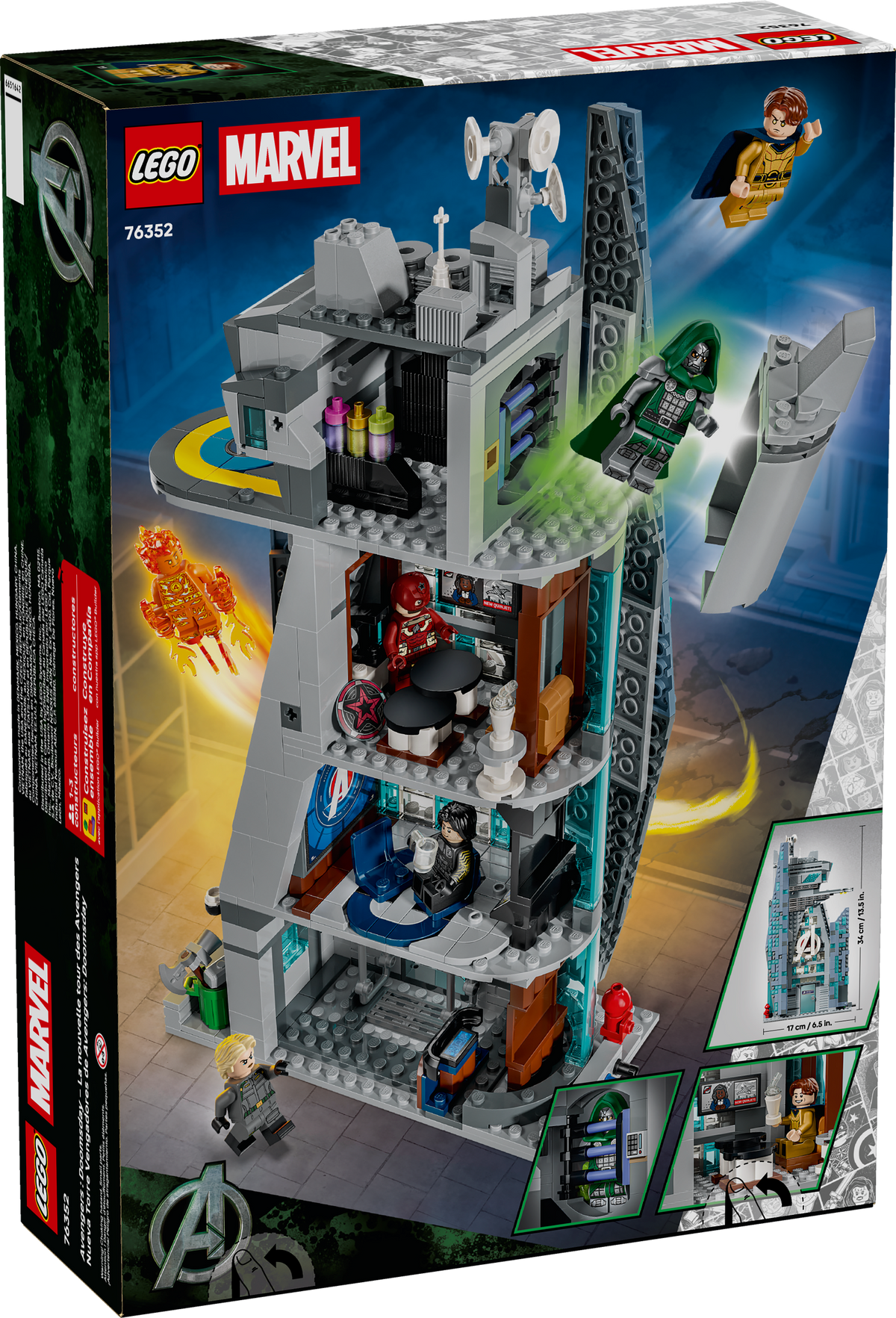 LEGO - Marvel Avengers - Doomsday New Avengers Tower - Building Kit - 76352