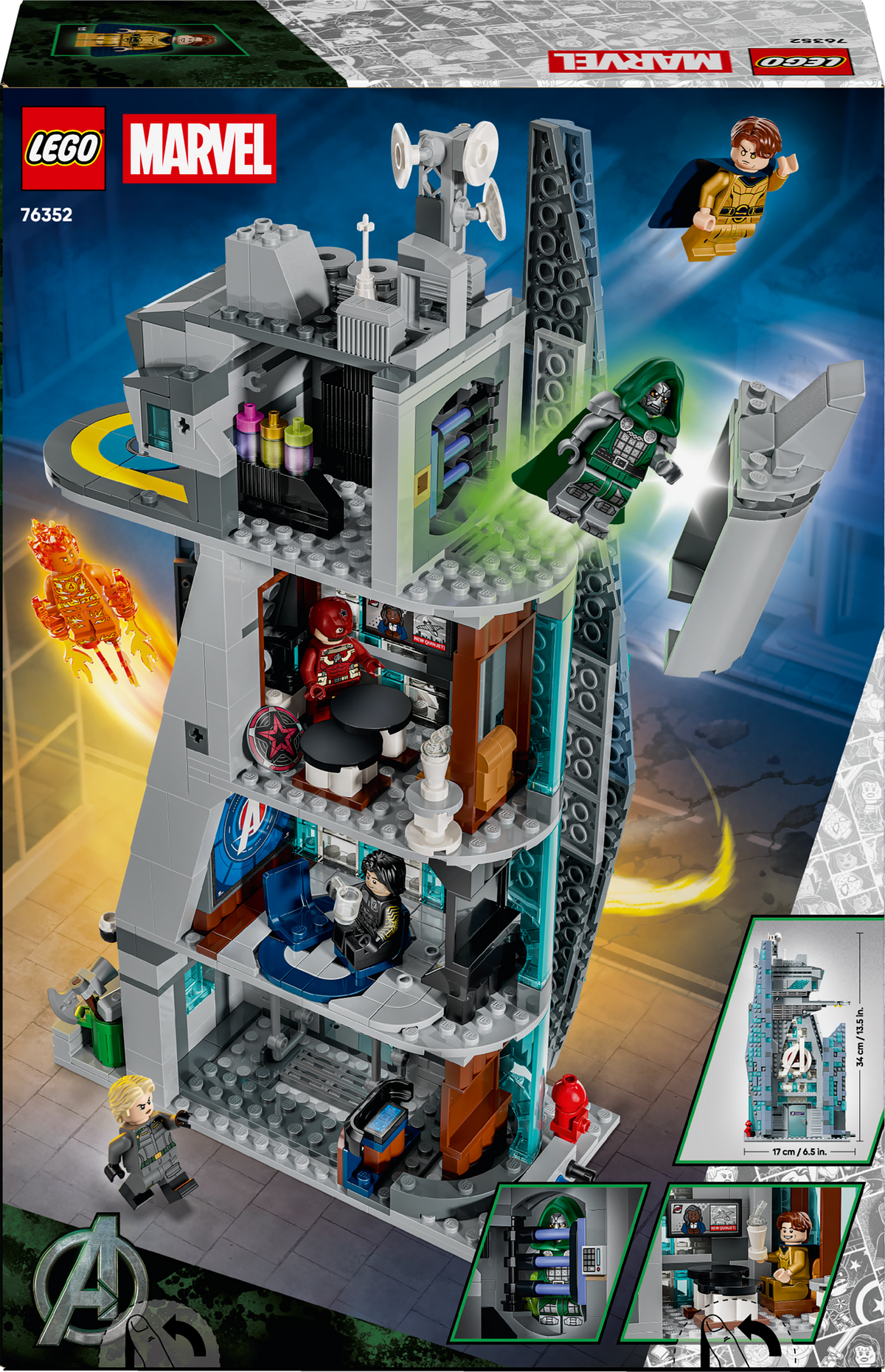 LEGO - Marvel Avengers - Doomsday New Avengers Tower - Building Kit - 76352