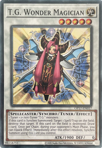 T.G. Wonder Magician [OP17-EN017] Common - Yu-Gi-Oh! - Card Brawlers | Quebec | Canada |