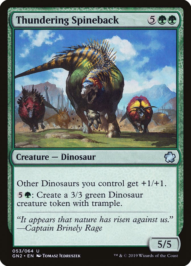Thundering Spineback [Game Night 2019] - Magic: The Gathering - Card Brawlers | Quebec | Canada |