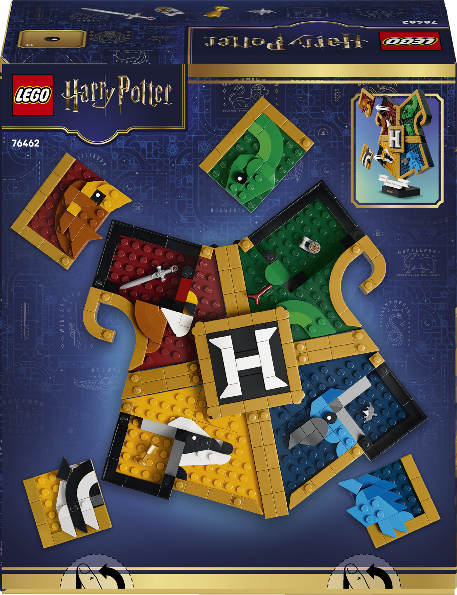 LEGO - Harry Potter - Hogwarts™ House Crest - Building Kit - 76462