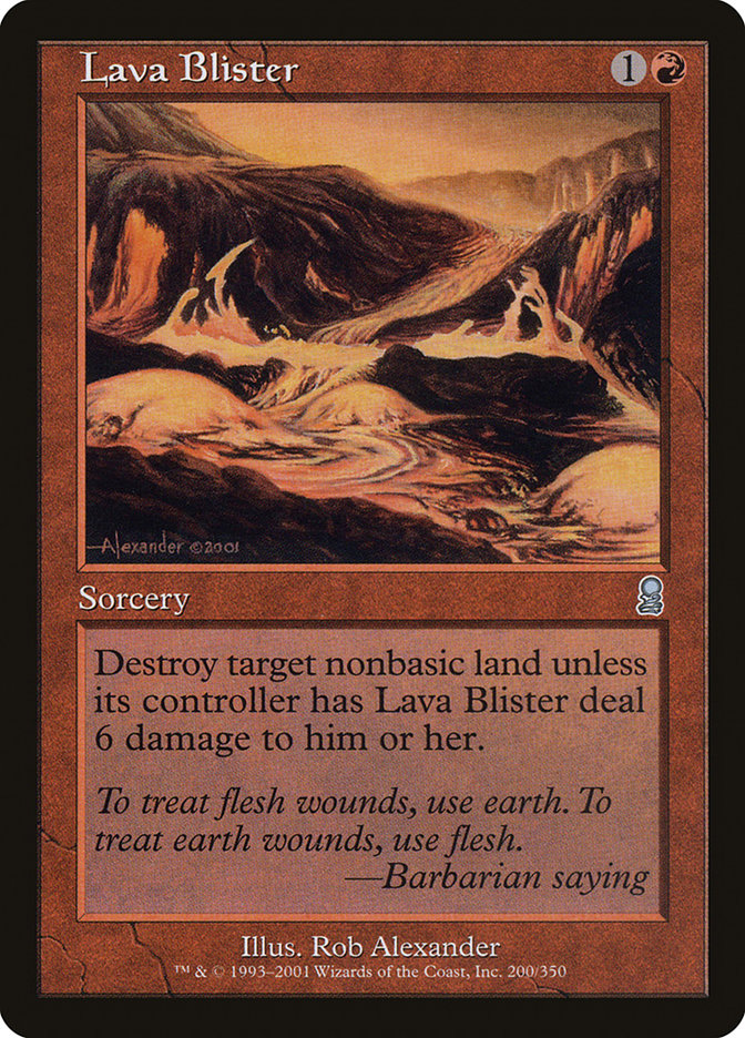Lava Blister [Odyssey] - Magic: The Gathering - Card Brawlers | Quebec | Canada |