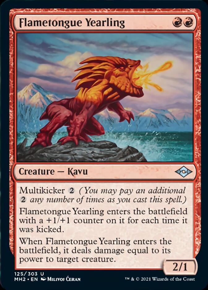 Flametongue Yearling [Modern Horizons 2] - Magic: The Gathering - Card Brawlers | Quebec | Canada |