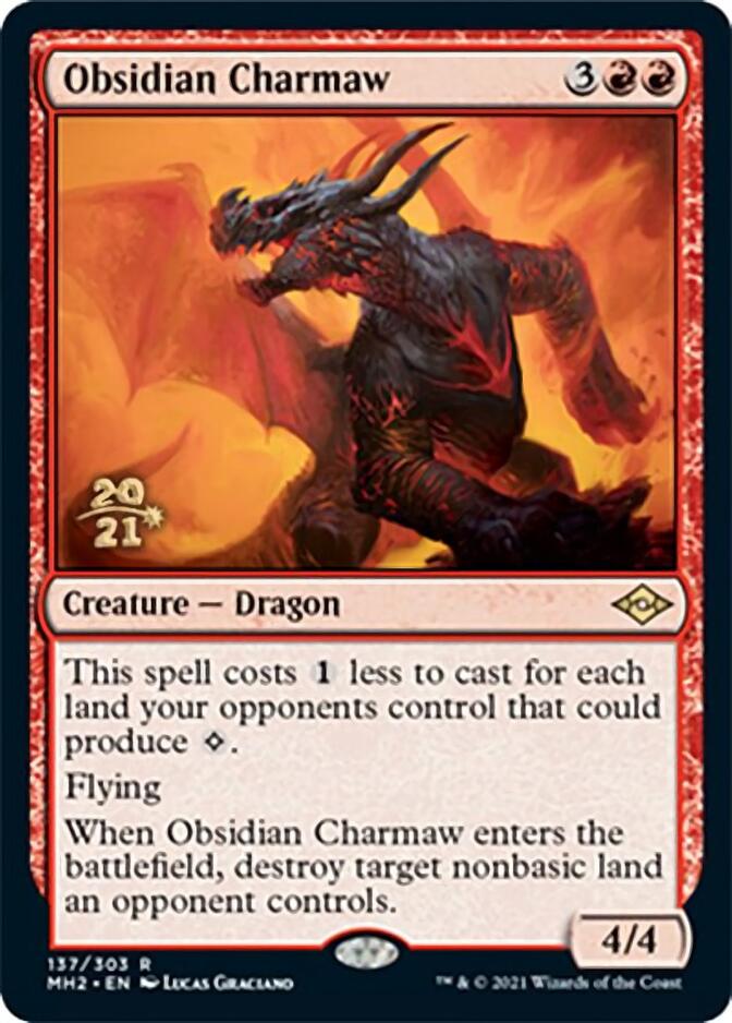 Obsidian Charmaw [Modern Horizons 2 Prerelease Promos] - Magic: The Gathering - Card Brawlers | Quebec | Canada |