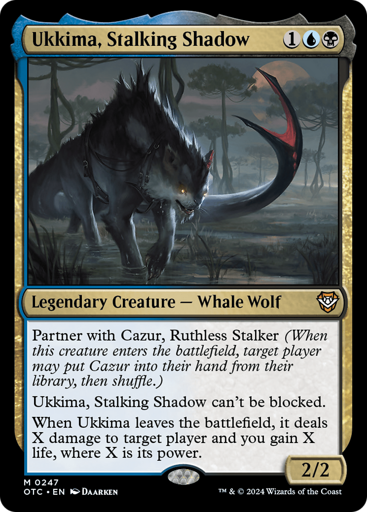 Ukkima, Stalking Shadow [Outlaws of Thunder Junction Commander] - Magic: The Gathering - Card Brawlers | Quebec | Canada |