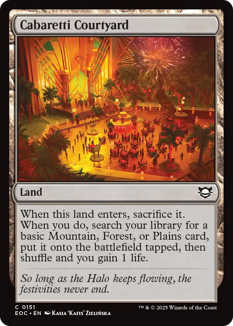 Cabaretti Courtyard [Edge of Eternities Commander] - Magic: The Gathering - Card Brawlers | Quebec | Canada |