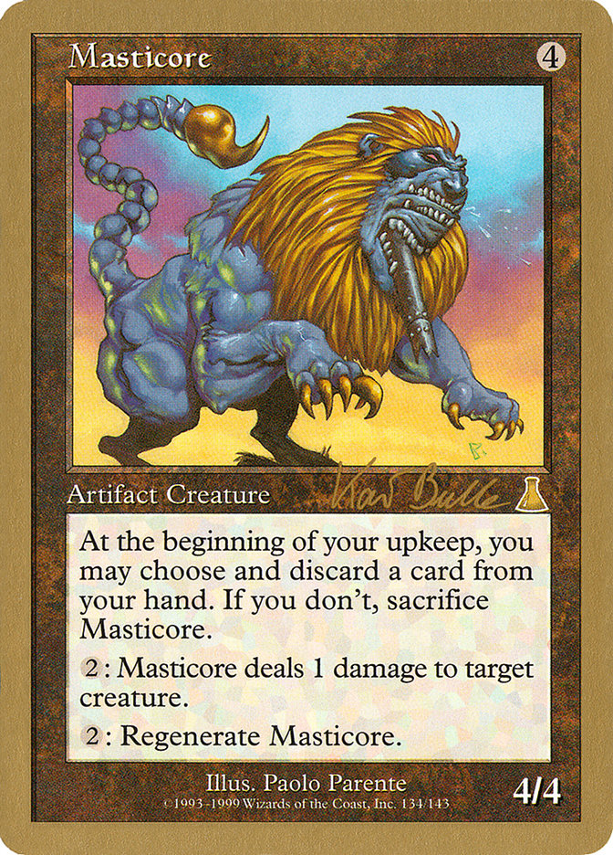 Masticore (Kai Budde) [World Championship Decks 1999] - Magic: The Gathering - Card Brawlers | Quebec | Canada |