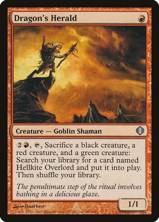 Dragon's Herald [Shards of Alara] - Magic: The Gathering - Card Brawlers | Quebec | Canada |