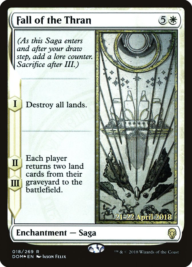 Fall of the Thran [Dominaria Prerelease Promos] - Magic: The Gathering - Card Brawlers | Quebec | Canada |