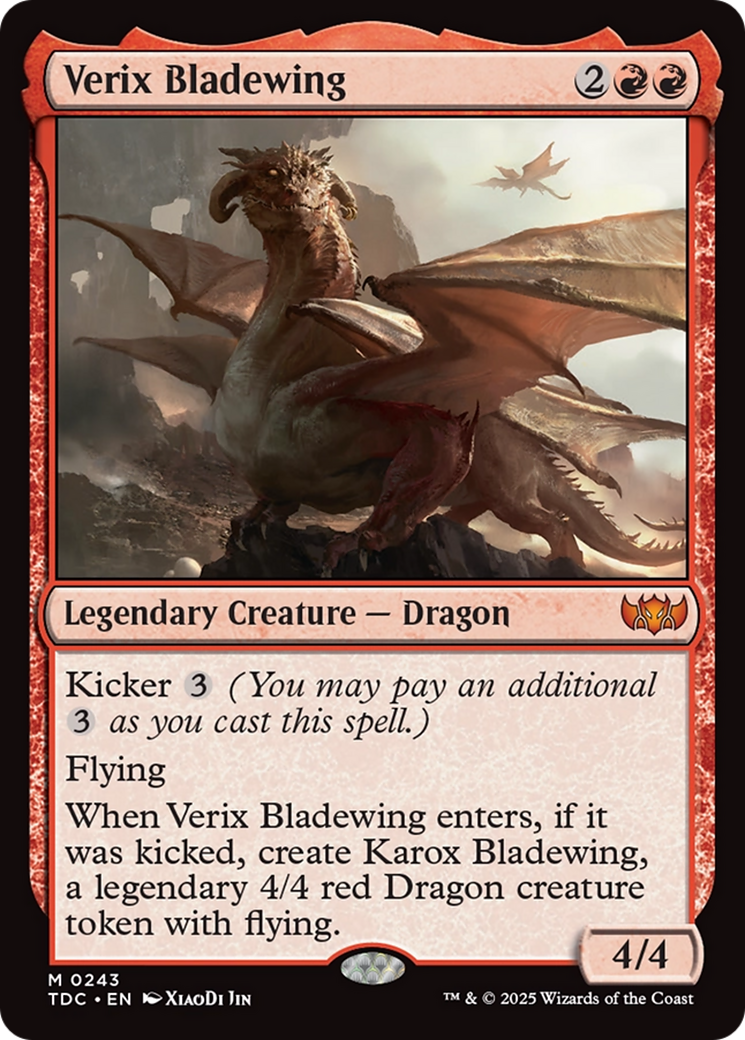 Verix Bladewing [Tarkir: Dragonstorm Commander] - Magic: The Gathering - Card Brawlers | Quebec | Canada |