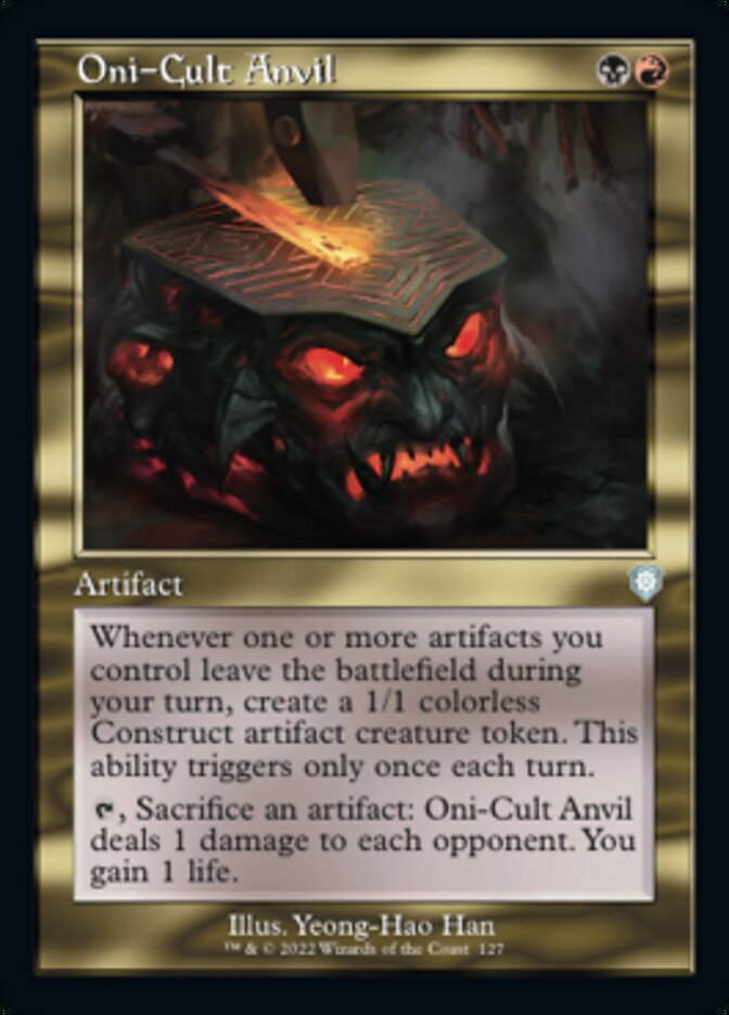 Oni-Cult Anvil (Retro) [The Brothers' War Commander] - Magic: The Gathering - Card Brawlers | Quebec | Canada |