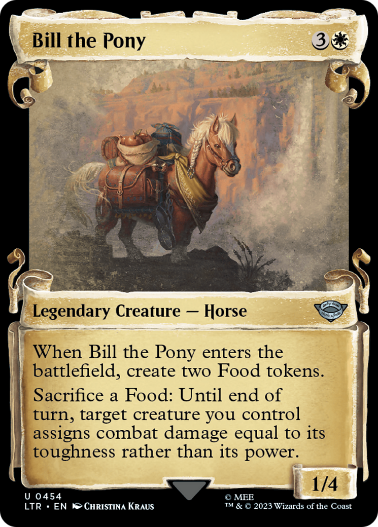 Bill the Pony [The Lord of the Rings: Tales of Middle-Earth Showcase Scrolls] - Magic: The Gathering - Card Brawlers | Quebec | Canada |