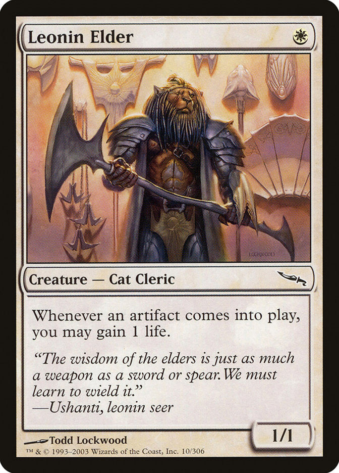 Leonin Elder [Mirrodin] - Magic: The Gathering - Card Brawlers | Quebec | Canada |