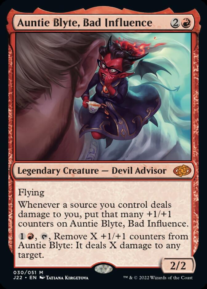 Auntie Blyte, Bad Influence [Jumpstart 2022] - Magic: The Gathering - Card Brawlers | Quebec | Canada |