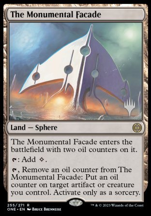 The Monumental Facade (Promo Pack) [Phyrexia: All Will Be One Promos] - Magic: The Gathering - Card Brawlers | Quebec | Canada |