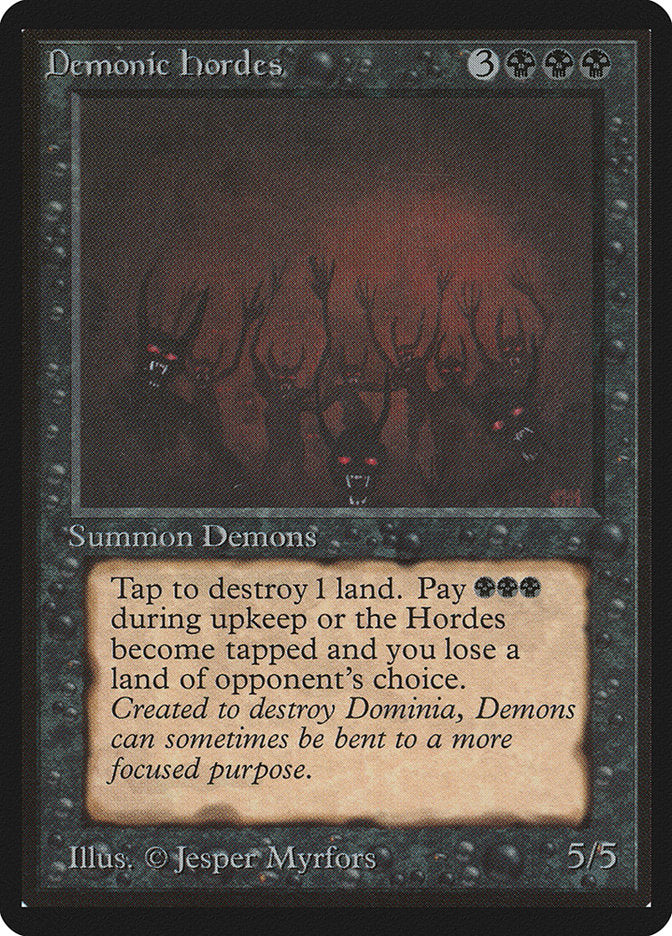 Demonic Hordes [Beta Edition] - Magic: The Gathering - Card Brawlers | Quebec | Canada |