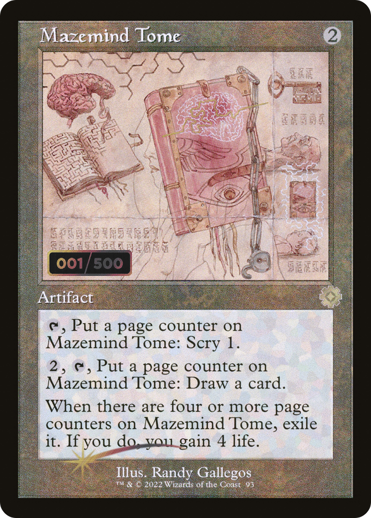 Mazemind Tome (Retro Schematic) (Serialized) [The Brothers' War Retro Artifacts] - Magic: The Gathering - Card Brawlers | Quebec | Canada |
