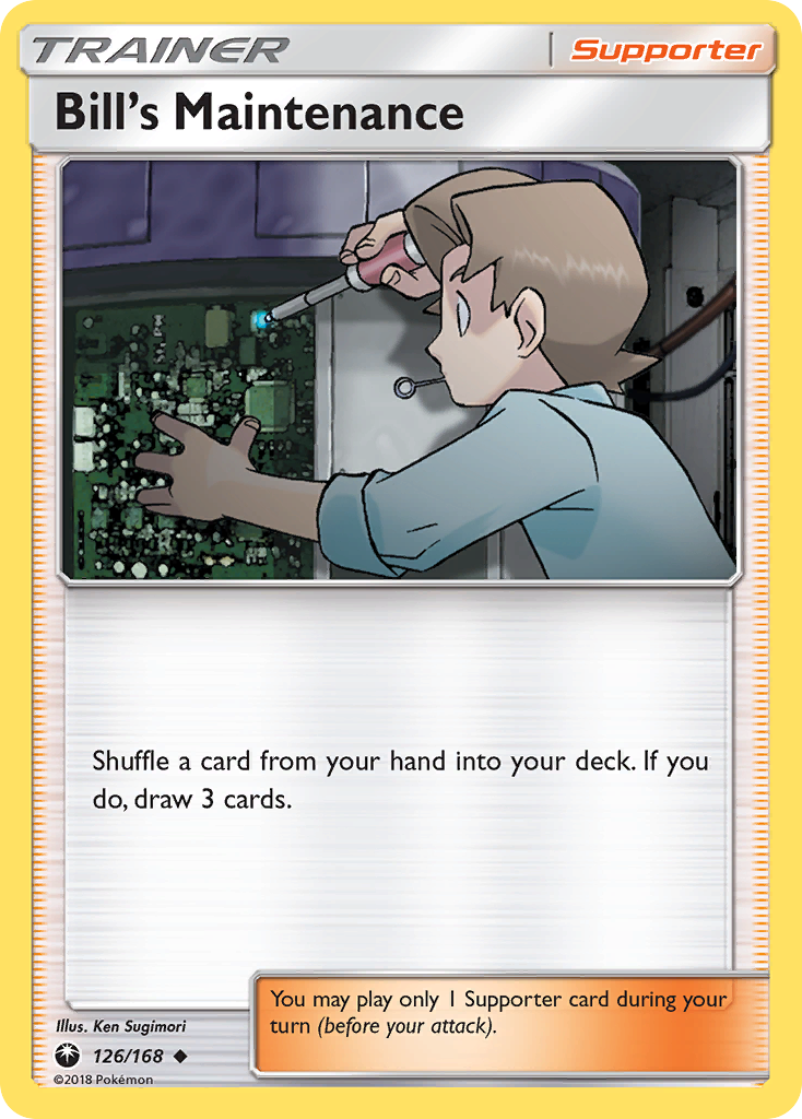 Bill's Maintenance (126/168) [Sun & Moon: Celestial Storm] - Pokémon - Card Brawlers | Quebec | Canada |