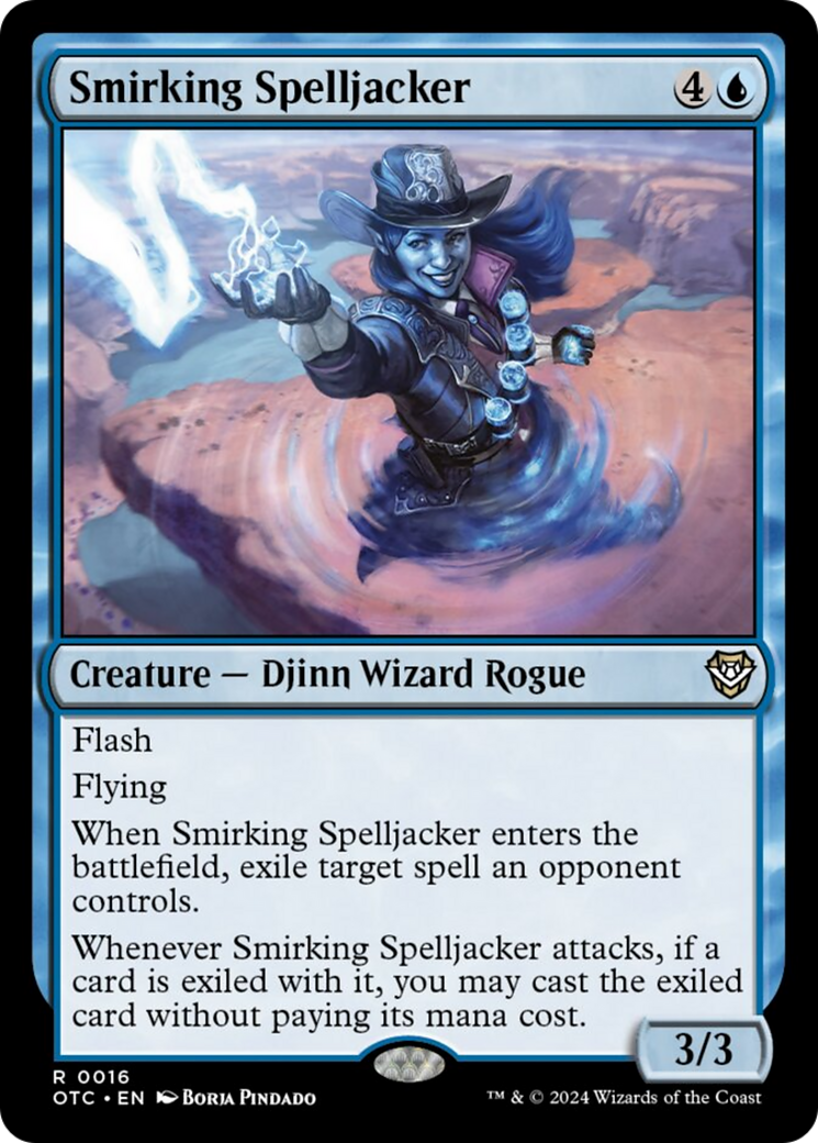Smirking Spelljacker [Outlaws of Thunder Junction Commander] - Magic: The Gathering - Card Brawlers | Quebec | Canada |