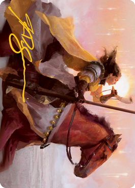 Sunrise Cavalier Art Card (Gold-Stamped Signature) [Innistrad: Midnight Hunt Art Series] - Magic: The Gathering - Card Brawlers | Quebec | Canada |