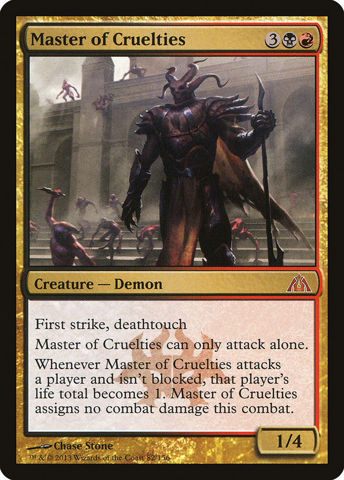 Master of Cruelties [Dragon's Maze] - Magic: The Gathering - Card Brawlers | Quebec | Canada |