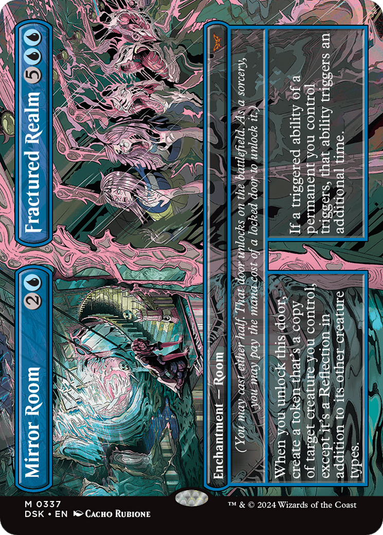 Mirror Room // Fractured Realm (Borderless) [Duskmourn: House of Horror] - Magic: The Gathering - Card Brawlers | Quebec | Canada |