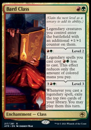 Bard Class (Promo Pack) [Dungeons & Dragons: Adventures in the Forgotten Realms Promos] - Magic: The Gathering - Card Brawlers | Quebec | Canada |