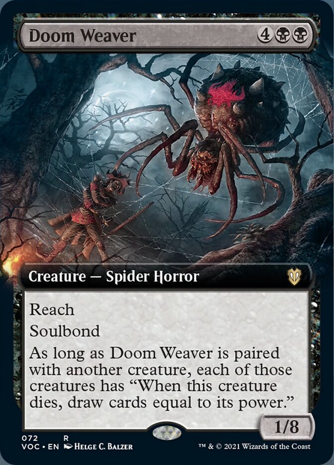 Doom Weaver (Extended Art) [Innistrad: Crimson Vow Commander] - Magic: The Gathering - Card Brawlers | Quebec | Canada |