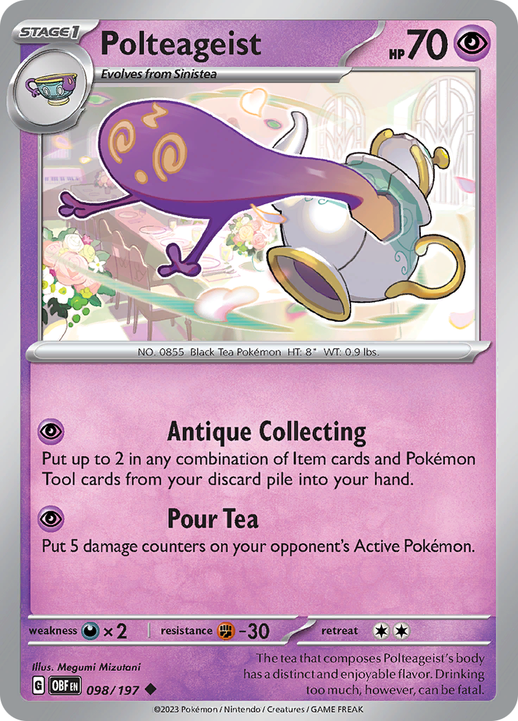 Polteageist (098/197) [Scarlet & Violet: Obsidian Flames] - Pokémon - Card Brawlers | Quebec | Canada |