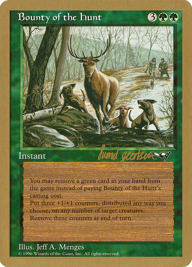 Bounty of the Hunt (Svend Geertsen) [World Championship Decks 1997] - Magic: The Gathering - Card Brawlers | Quebec | Canada |