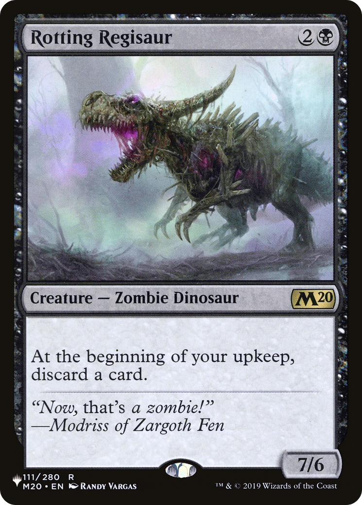 Rotting Regisaur [The List] - Magic: The Gathering - Card Brawlers | Quebec | Canada |